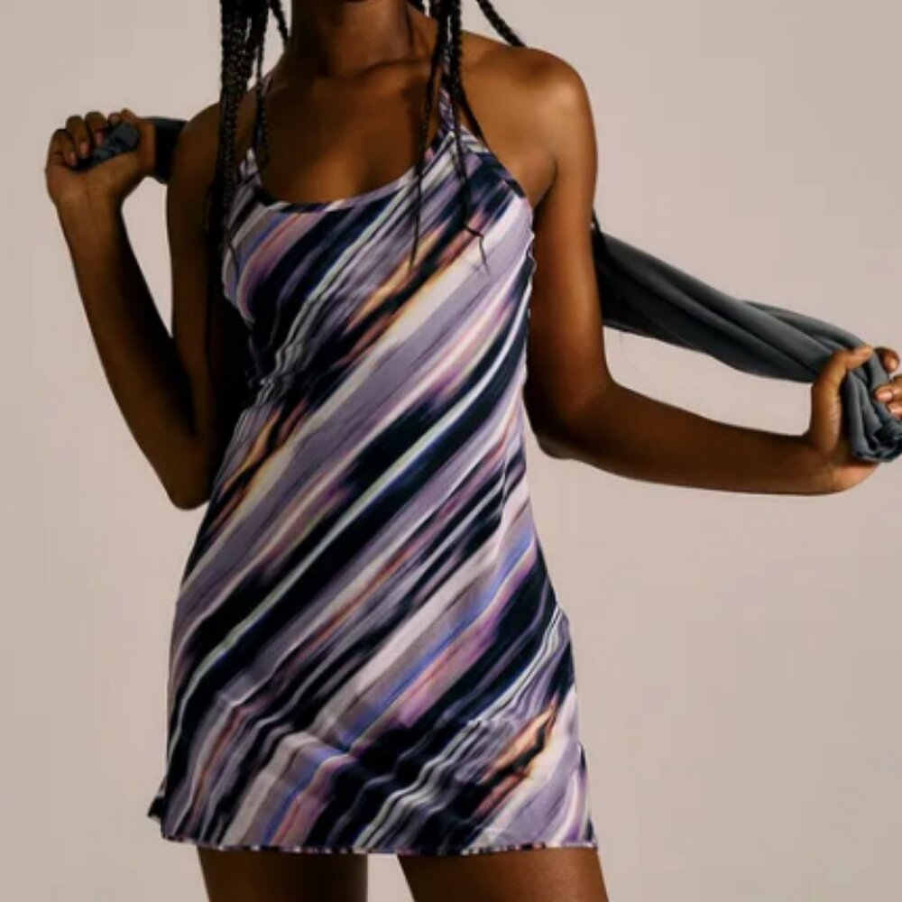The Exercise Dress NWT in Rainstorm Blur Size Small